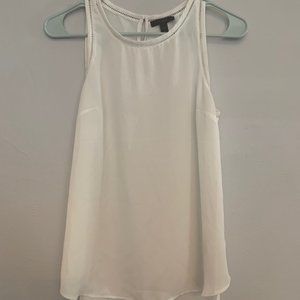 J. Crew white sheer tank top